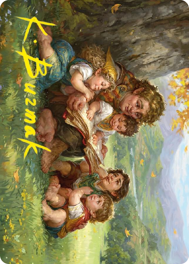 0019 Samwise Gamgee Art Card (19/81) (Gold-Stamped Signature) S Art Series: Universes Beyond: The Lord of the Rings: Tales of Middle-earth