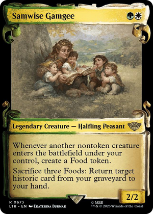 0673 Samwise Gamgee (Showcase Scrolls) R Universes Beyond: The Lord of the Rings: Tales of Middle-earth