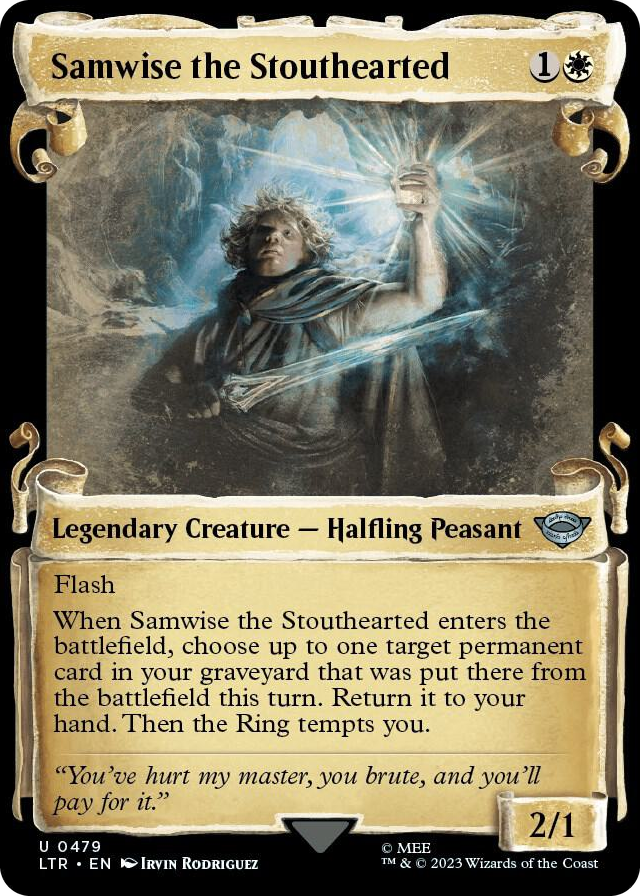 0479 Samwise the Stouthearted (Showcase Scrolls) U Universes Beyond: The Lord of the Rings: Tales of Middle-earth