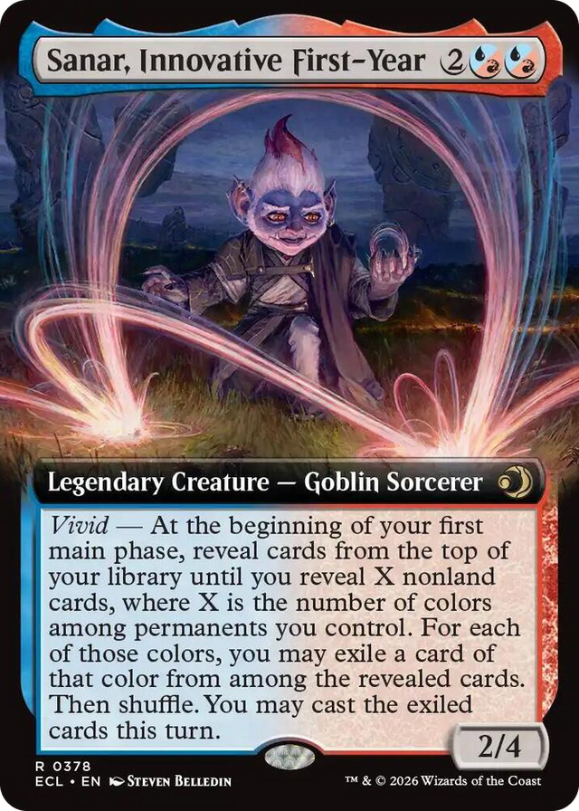 0378 Sanar, Innovative First-Year (Extended Art) R Lorwyn Eclipsed