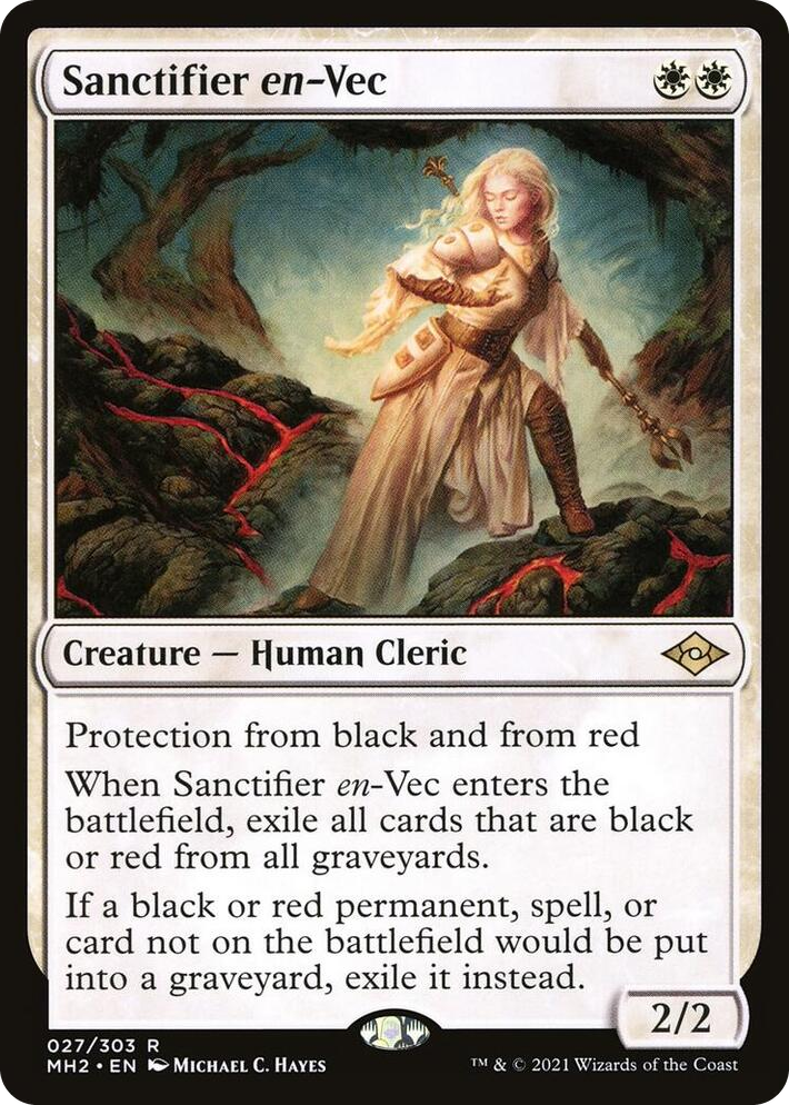0027 Sanctifier en-Vec R Modern Horizons 2