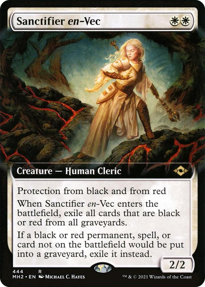 0444 Sanctifier en-Vec (Extended Art) R Modern Horizons 2