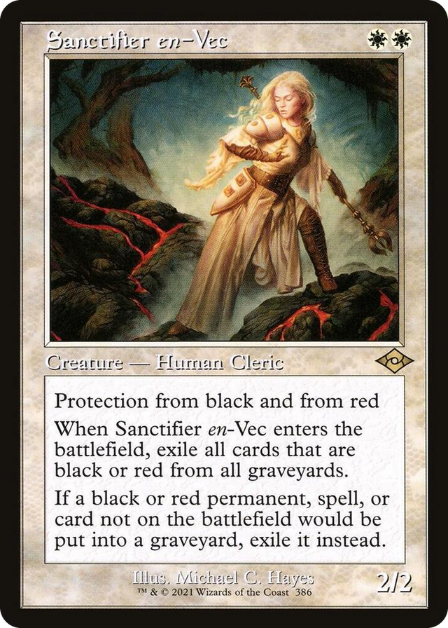 0386 Sanctifier en-Vec (Retro Frame) R Modern Horizons 2