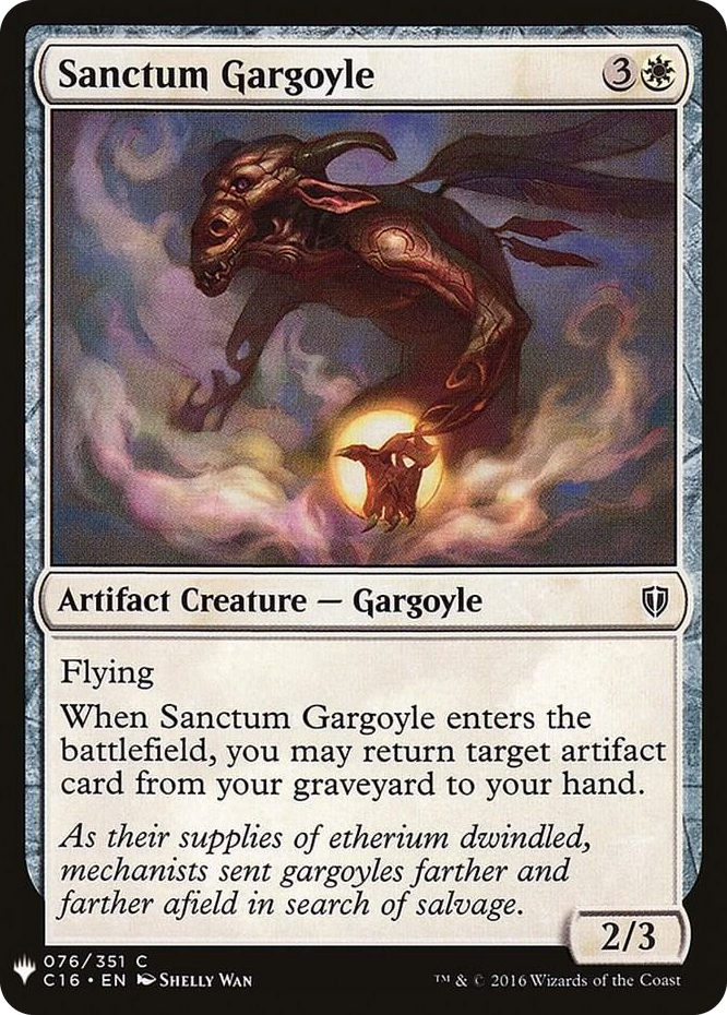 Sanctum Gargoyle #76 C - The List Reprints Pokemon card