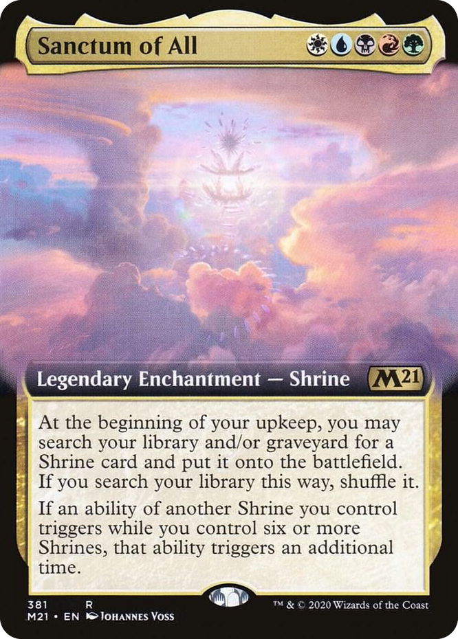 0381 Sanctum of All (Extended Art) R Core Set 2021
