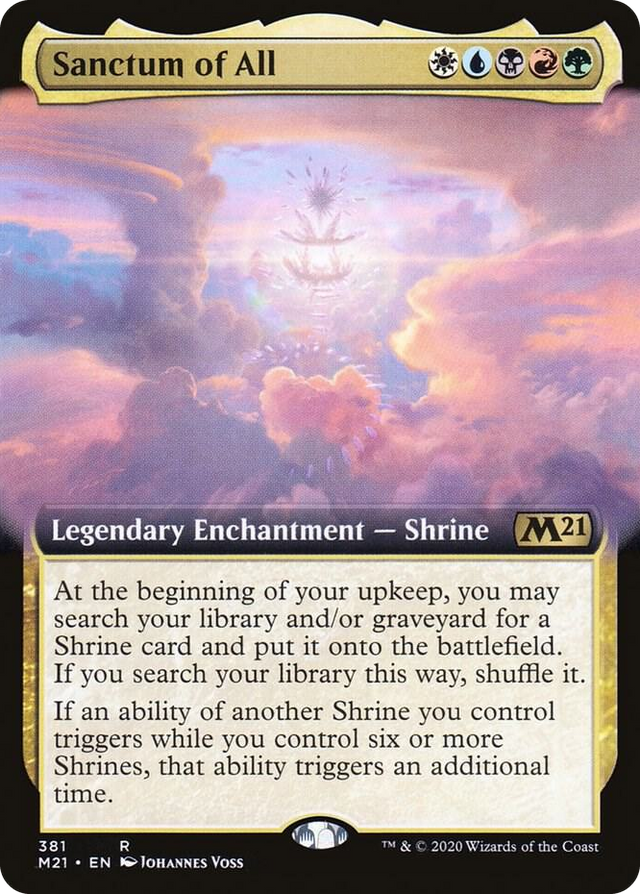 0381 Sanctum of All (Extended Art) R Core Set 2021