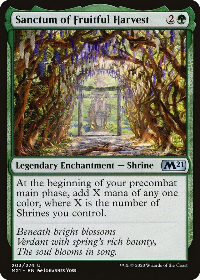 0203 Sanctum of Fruitful Harvest U Core Set 2021