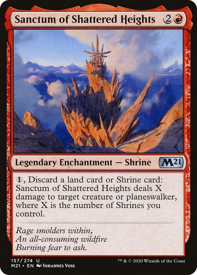 0157 Sanctum of Shattered Heights U Core Set 2021
