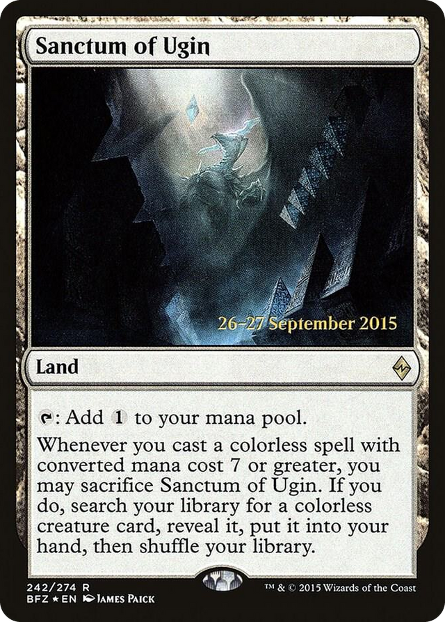 0242 Sanctum of Ugin R Prerelease Cards