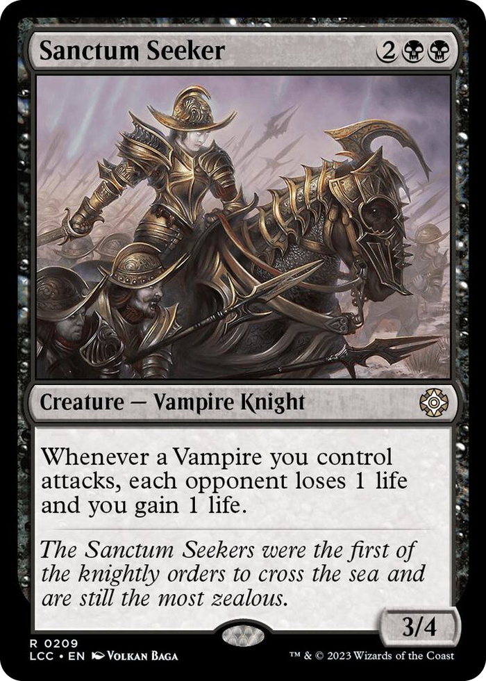 Sanctum Seeker #209 R - Commander: The Lost Caverns of Ixalan Pokemon card