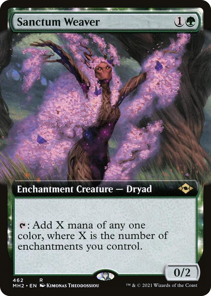 0462 Sanctum Weaver (Extended Art) R Modern Horizons 2