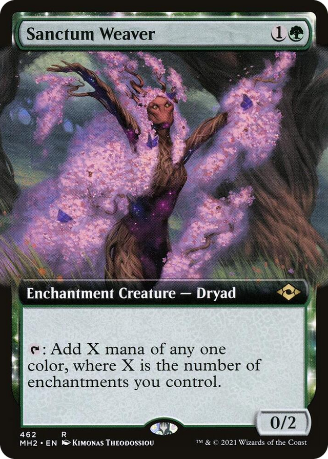 0462 Sanctum Weaver (Extended Art) R Modern Horizons 2
