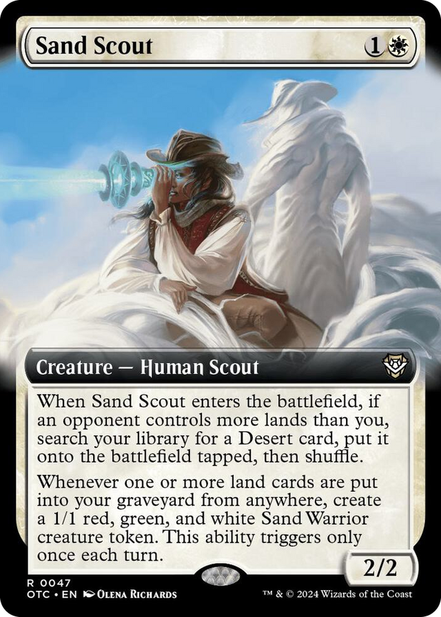 0047 Sand Scout (Extended Art) R Commander: Outlaws of Thunder Junction