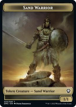 0020 Sand Warrior Token T Commander: Dominaria United
