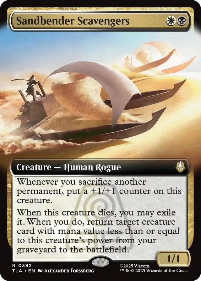 0382 Sandbender Scavengers (Extended Art) R The Last Airbender