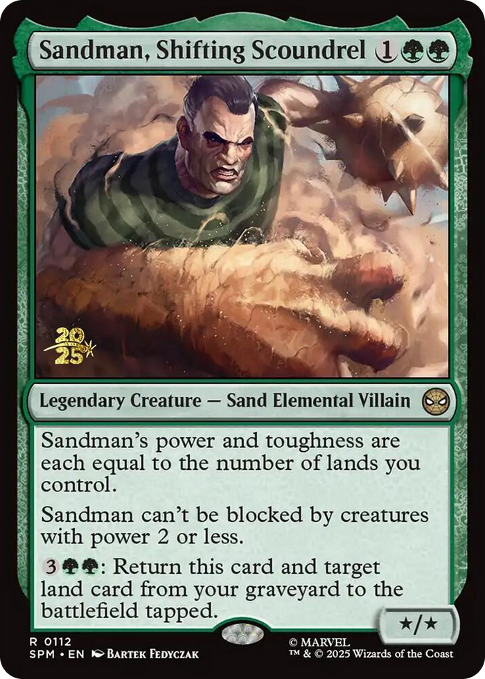 0112 Sandman, Shifting Scoundrel R Prerelease Cards