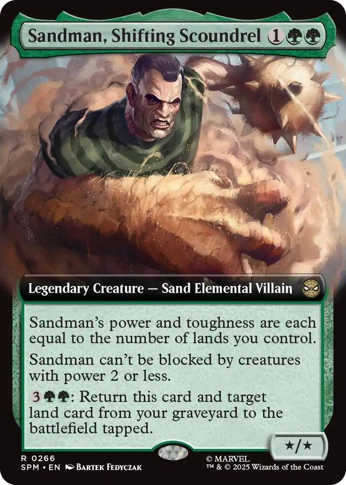 0266 Sandman, Shifting Scoundrel (Extended Art) R Marvel's Spider-Man