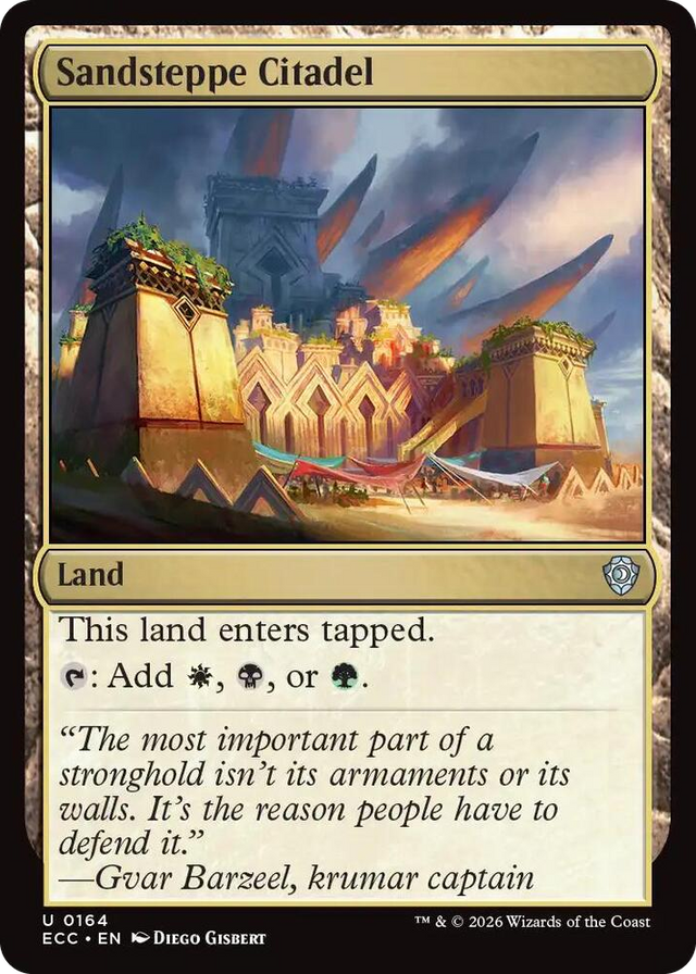0164 Sandsteppe Citadel U Commander: Lorwyn Eclipsed