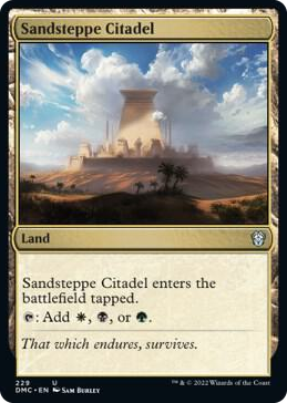 0229 Sandsteppe Citadel U Commander: Dominaria United