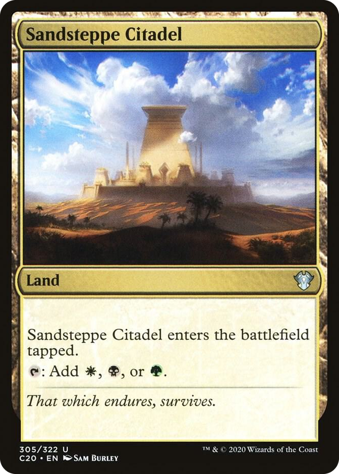 0305 Sandsteppe Citadel U Commander 2020