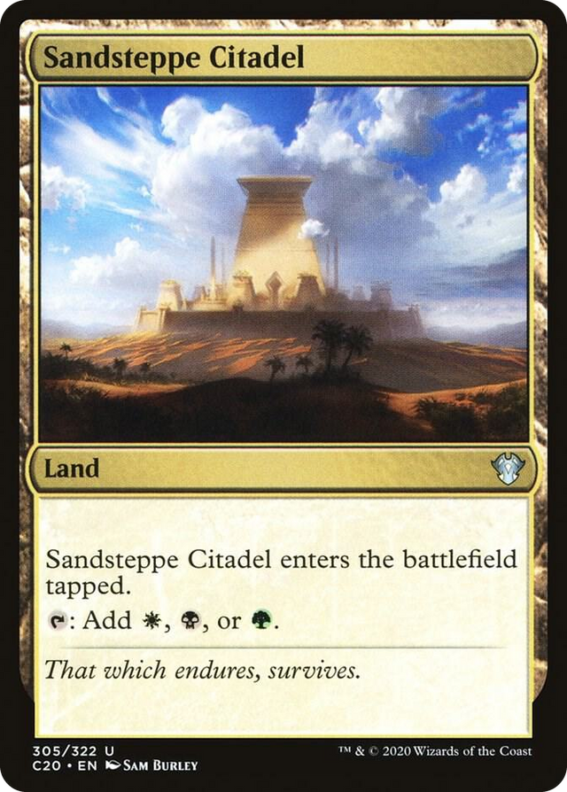 0305 Sandsteppe Citadel U Commander 2020