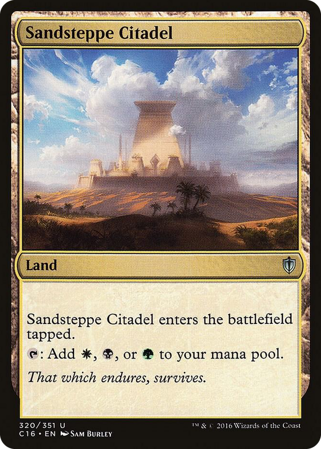 0320 Sandsteppe Citadel U Commander 2016