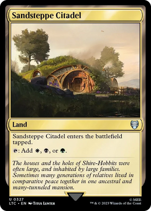 0327 Sandsteppe Citadel U Commander: The Lord of the Rings: Tales of Middle-earth