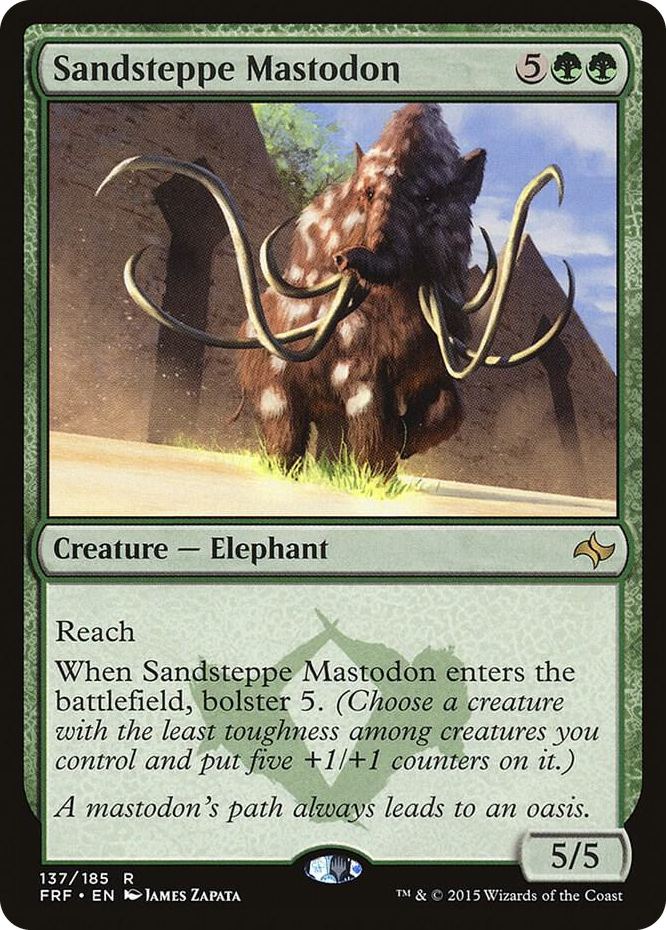 0137 Sandsteppe Mastodon R Fate Reforged