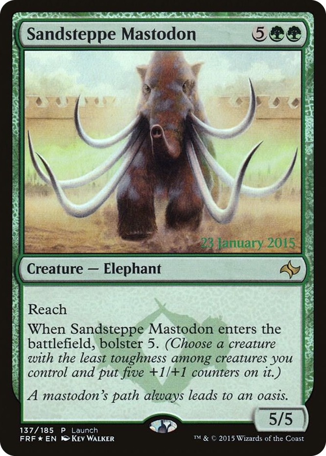 Sandsteppe Mastodon #137 P - Launch Party & Release Event Promos Pokemon card