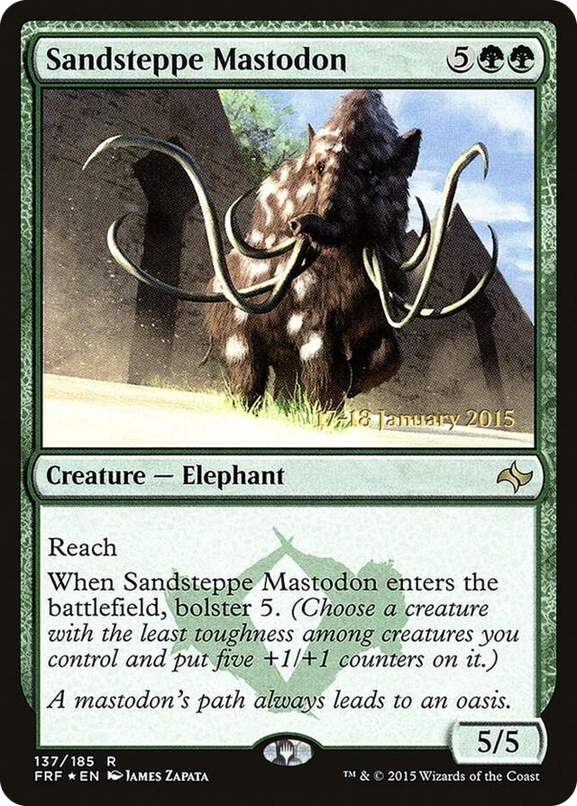 0137 Sandsteppe Mastodon R Prerelease Cards