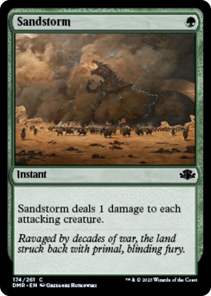 Sandstorm #174 C - Dominaria Remastered Pokemon card