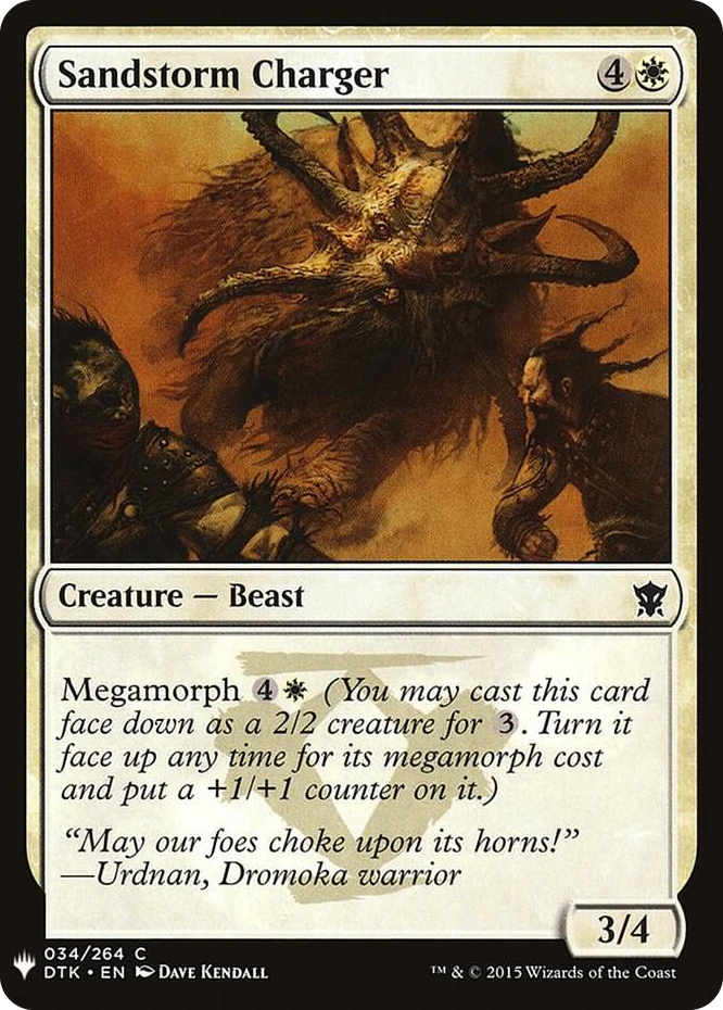 Sandstorm Charger #34 C - The List Reprints Pokemon card