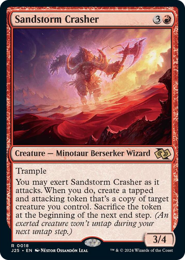 0018 Sandstorm Crasher R Foundations Jumpstart