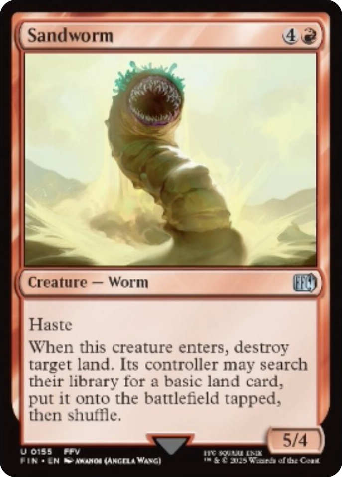 0155 Sandworm U FINAL FANTASY