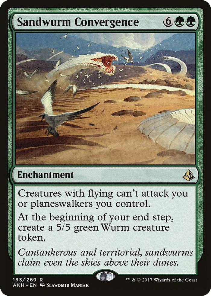Sandwurm Convergence #183 R - Amonkhet Pokemon card