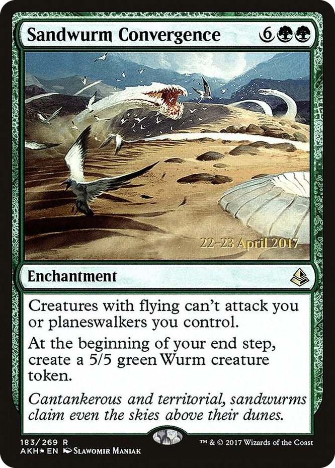 0183 Sandwurm Convergence R Prerelease Cards