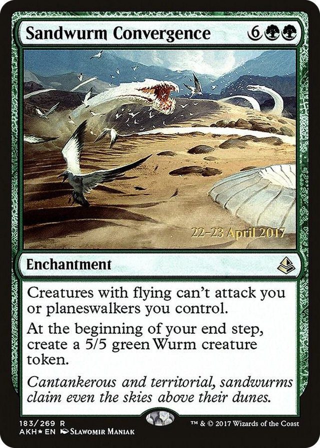 0183 Sandwurm Convergence R Prerelease Cards