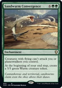 Sandwurm Convergence #833 R - Commander Legends: Battle for Baldur's Gate Pokemon card