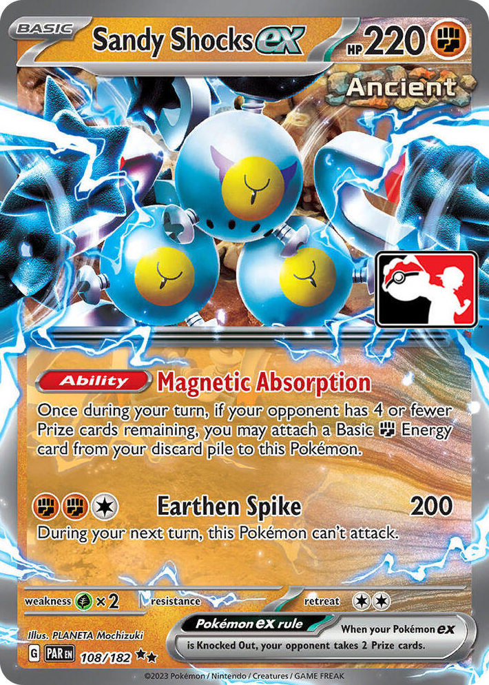 0108 Sandy Shocks ex Double Rare Prize Pack Series Cards