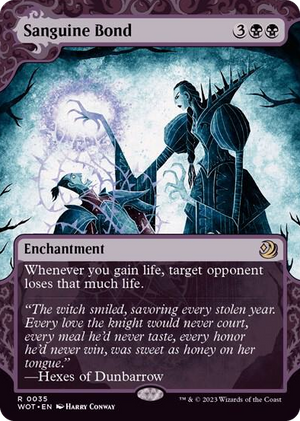 0035 Sanguine Bond R Wilds of Eldraine: Enchanting Tales