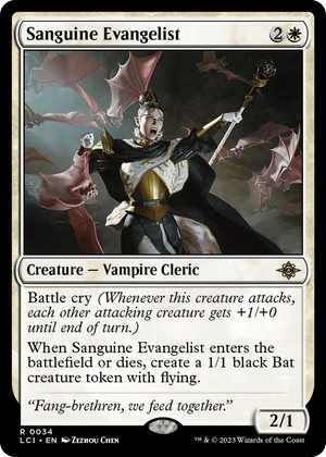 0034 Sanguine Evangelist R The Lost Caverns of Ixalan