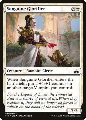 0020 Sanguine Glorifier C Rivals of Ixalan