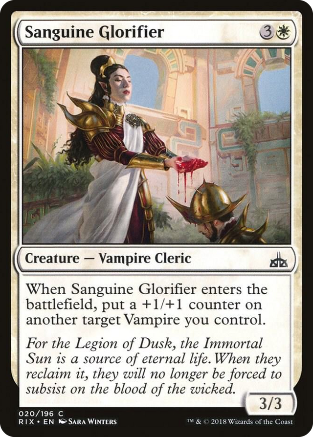 0020 Sanguine Glorifier C Rivals of Ixalan
