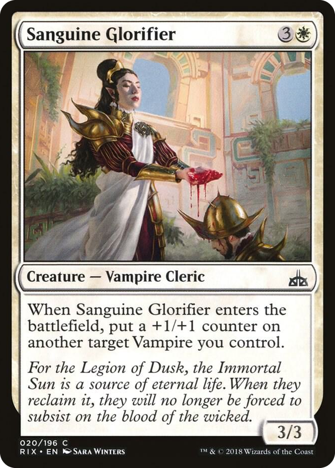 0020 Sanguine Glorifier C Rivals of Ixalan