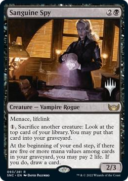 0093 Sanguine Spy R Promo Pack: Streets of New Capenna