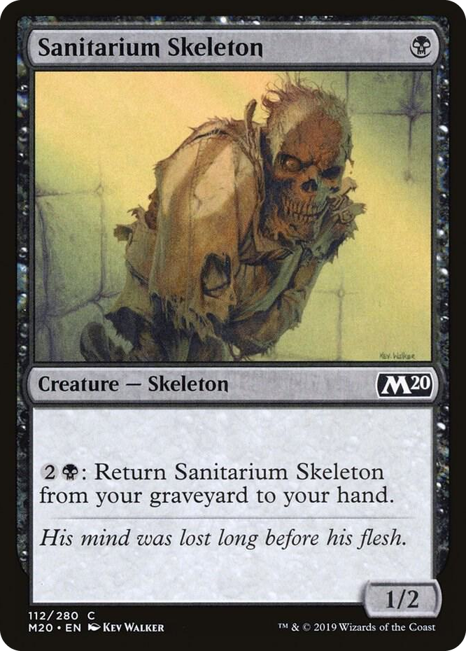 0112 Sanitarium Skeleton C Core Set 2020