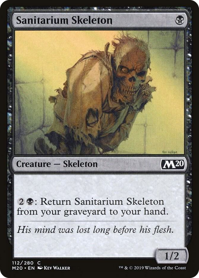 0112 Sanitarium Skeleton C Core Set 2020
