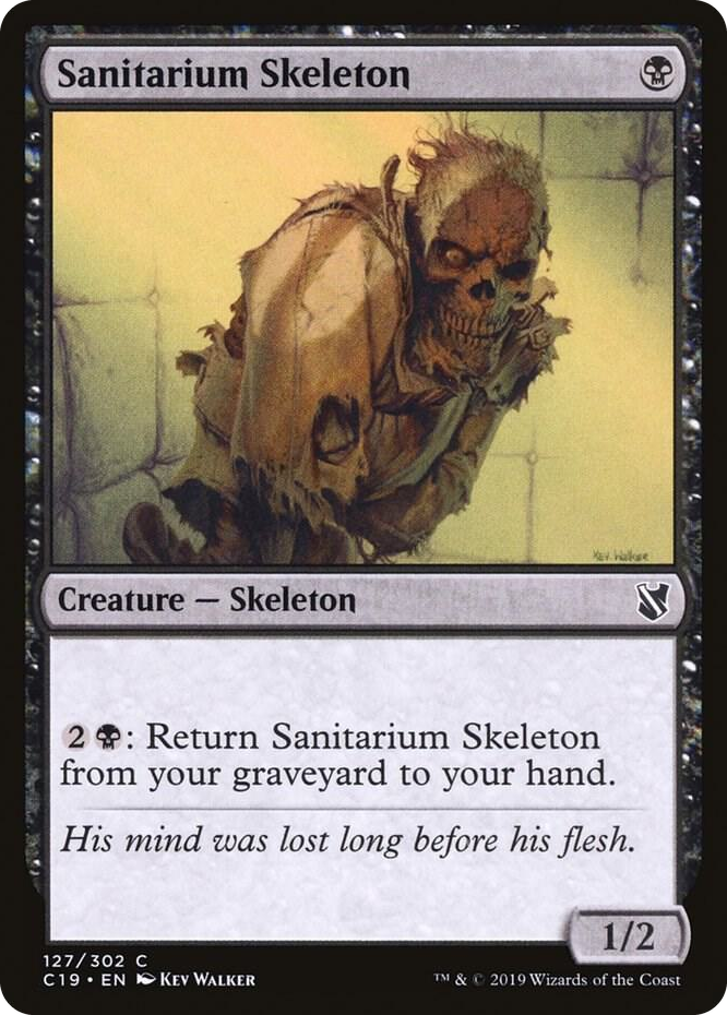 0127 Sanitarium Skeleton C Commander 2019