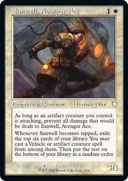 0005 Sanwell, Avenger Ace (Retro Frame) R Commander: The Brothers' War