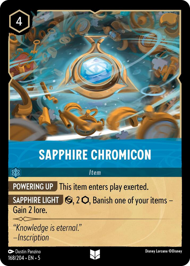 0168 Sapphire Chromicon Uncommon Shimmering Skies
